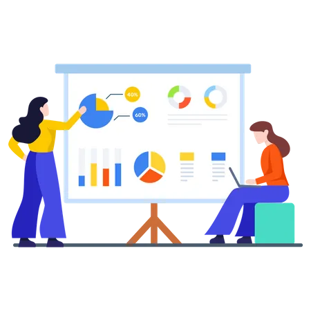 Sales Analytics Presentation and Training Illustration