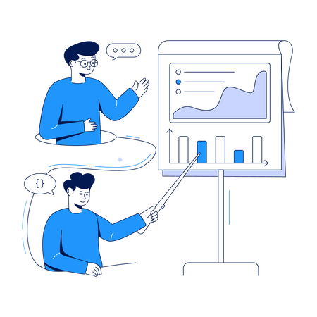 Sales data analysis Illustration
