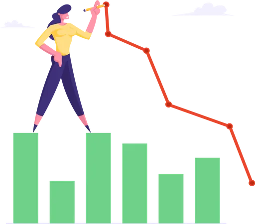 Sales Growth  Illustration