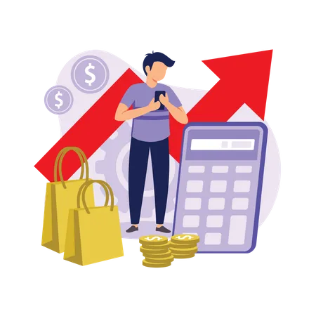 Sales growth Illustration