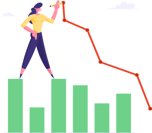 Sales Growth  Illustration