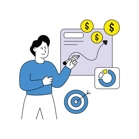 Sales Growth  Illustration