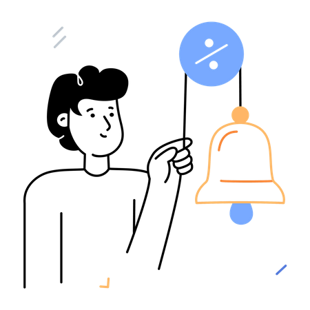 Sales Notification  Illustration