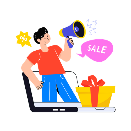 Sales Promotion Illustration