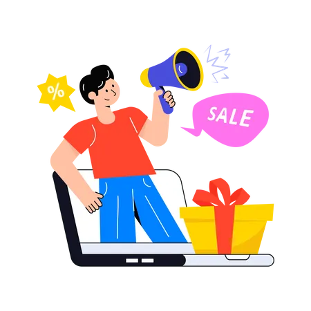 Sales Promotion Illustration