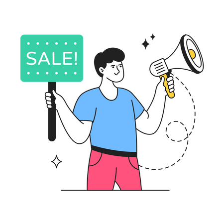 Sales Promotion  Illustration