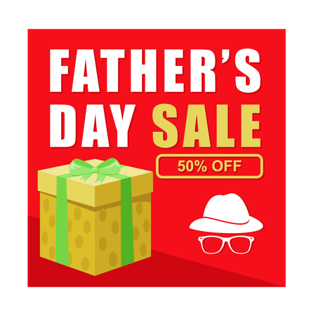 Sales promotion for Father's Day  Illustration