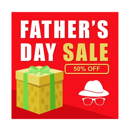 Sales promotion for Father's Day  Illustration