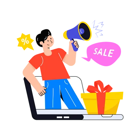 Sales Promotion  Illustration