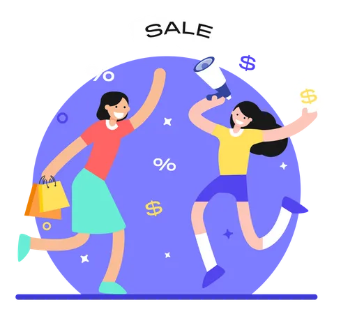 Sales Promotions Illustration