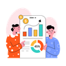 illustrations of sales report