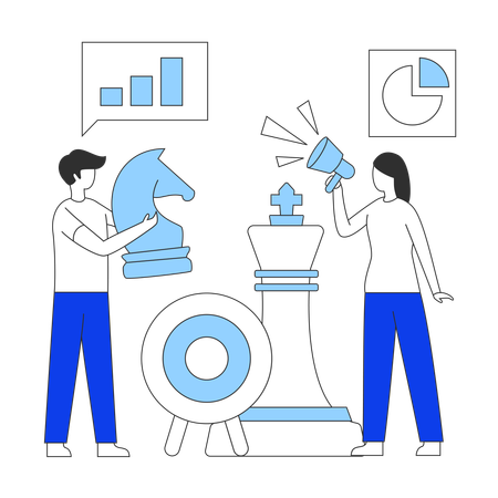 Sales Strategy  Illustration