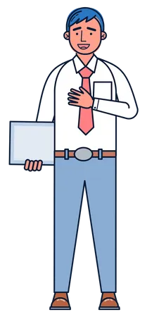 Salesman  Illustration