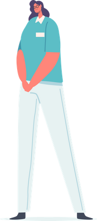 Saleswoman  Illustration