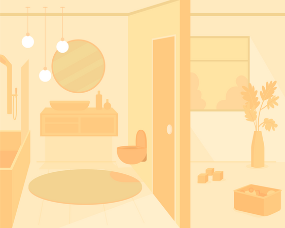 Salle de bain  Illustration