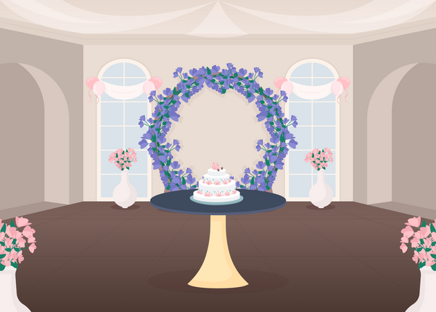 Salle de banquet  Illustration