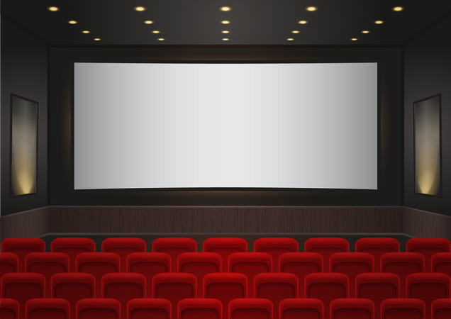 Salle de cinéma  Illustration