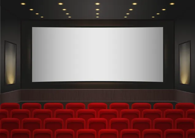 Salle de cinéma  Illustration