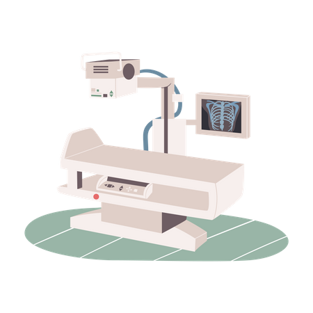 Salle de radiographie  Illustration