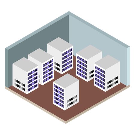 Salle réseau  Illustration