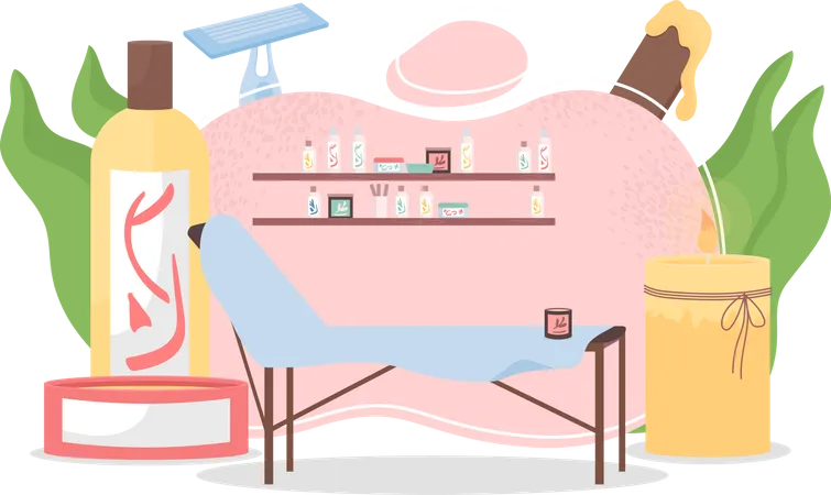 Salon de beauté  Illustration