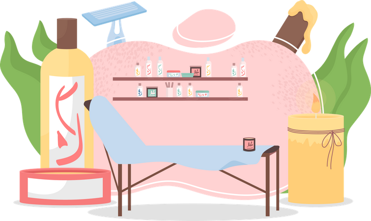 Salón de belleza  Ilustración