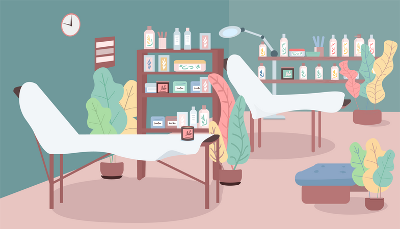 Salón de cosmetología  Ilustración