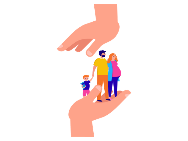 Salvar a la familia  Ilustración