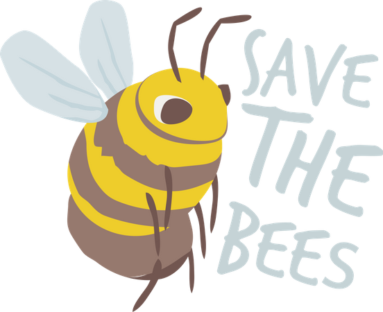 Salvar a las abejas  Ilustración