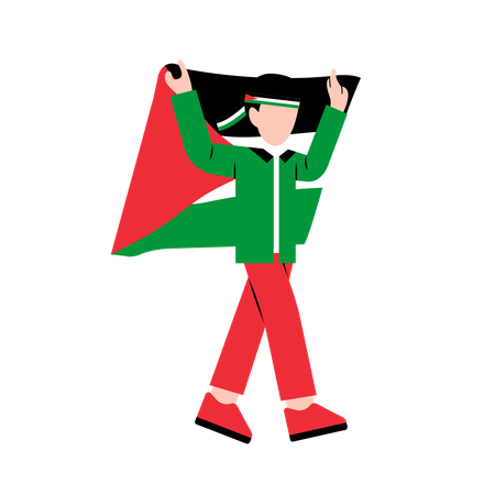 Salve crianças pequenas de Gaza  Ilustração