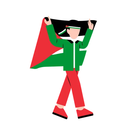 Salve crianças pequenas de Gaza  Ilustração