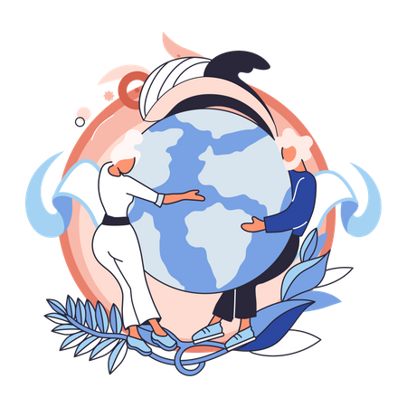 Salve o Planeta  Ilustração