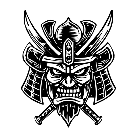 Samurai crest  Illustration