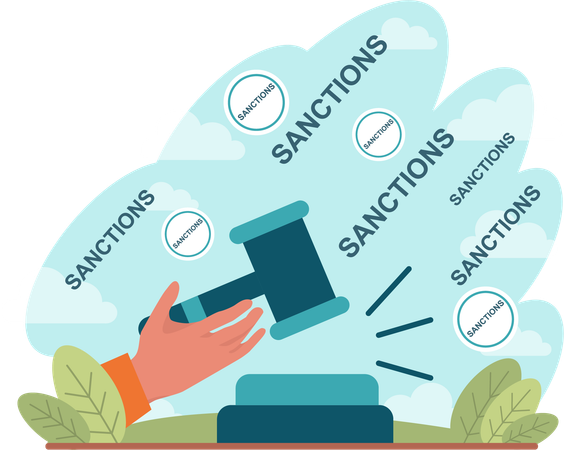 Sanctions law  Ilustração