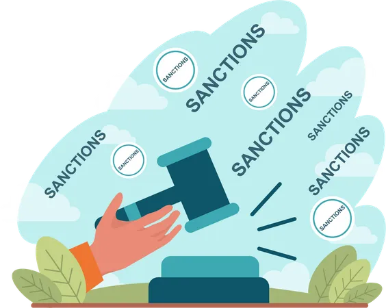 Sanctions law  Illustration