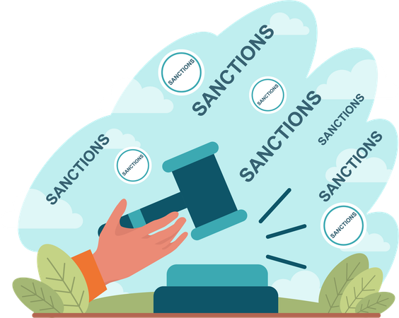 Sanctions law  Illustration