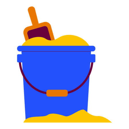 Sand Bucket  Illustration