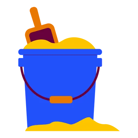 Sand Bucket  Illustration