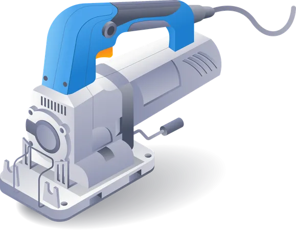 Sanding machine carpenter tool  Illustration