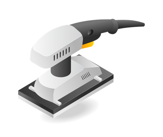 Sanding machine  Illustration
