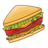 sandwich illustration svg