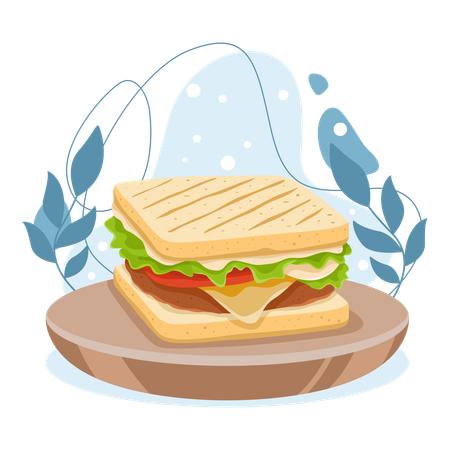 Sandwich  Illustration