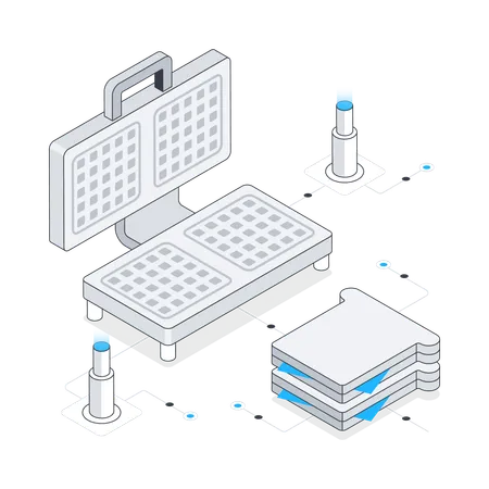 Sandwich Maker  Illustration