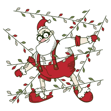 Santa spy  Illustration