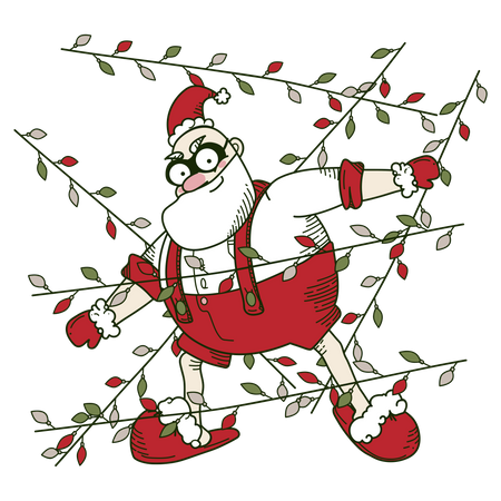 Santa spy  Illustration