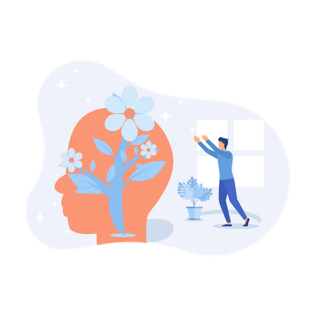 Santé mentale  Illustration