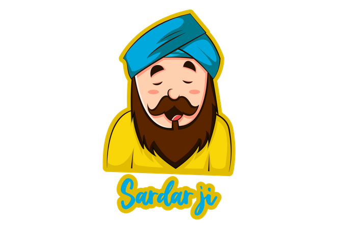 Sardar ji  Illustration