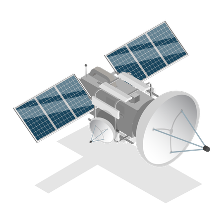 Satellit  Illustration