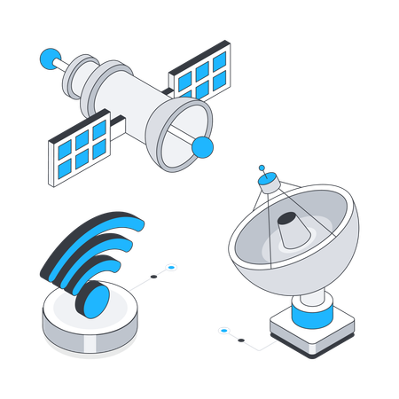 Satellite Dish  Illustration