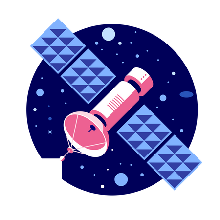 Satellite  Illustration